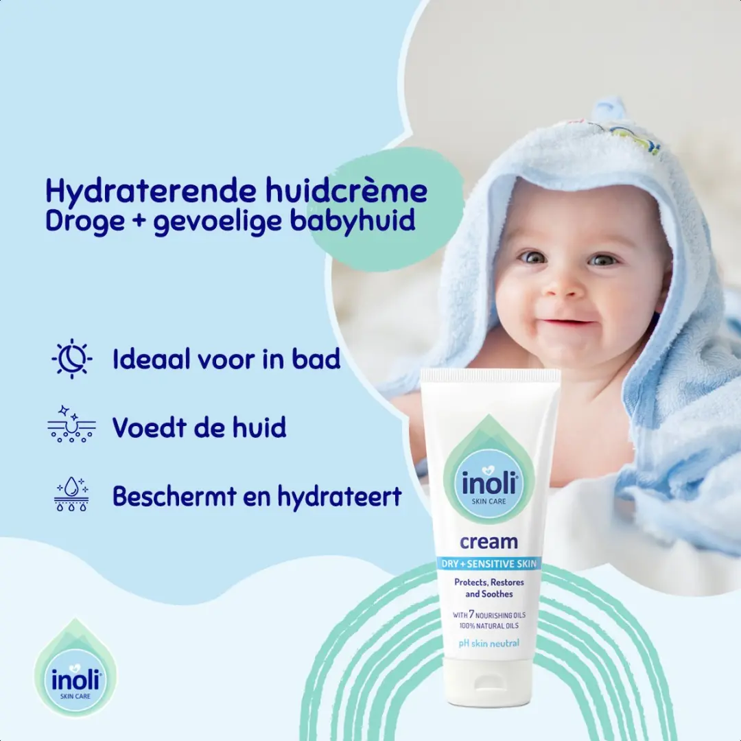 Inoli Skin Care Babycrème 75ml - Droge Gevoelige Huid