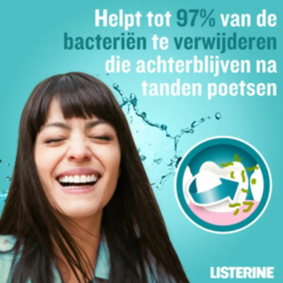 Listerine Cool Mint Mondwater 500ml - 20 Stuks
