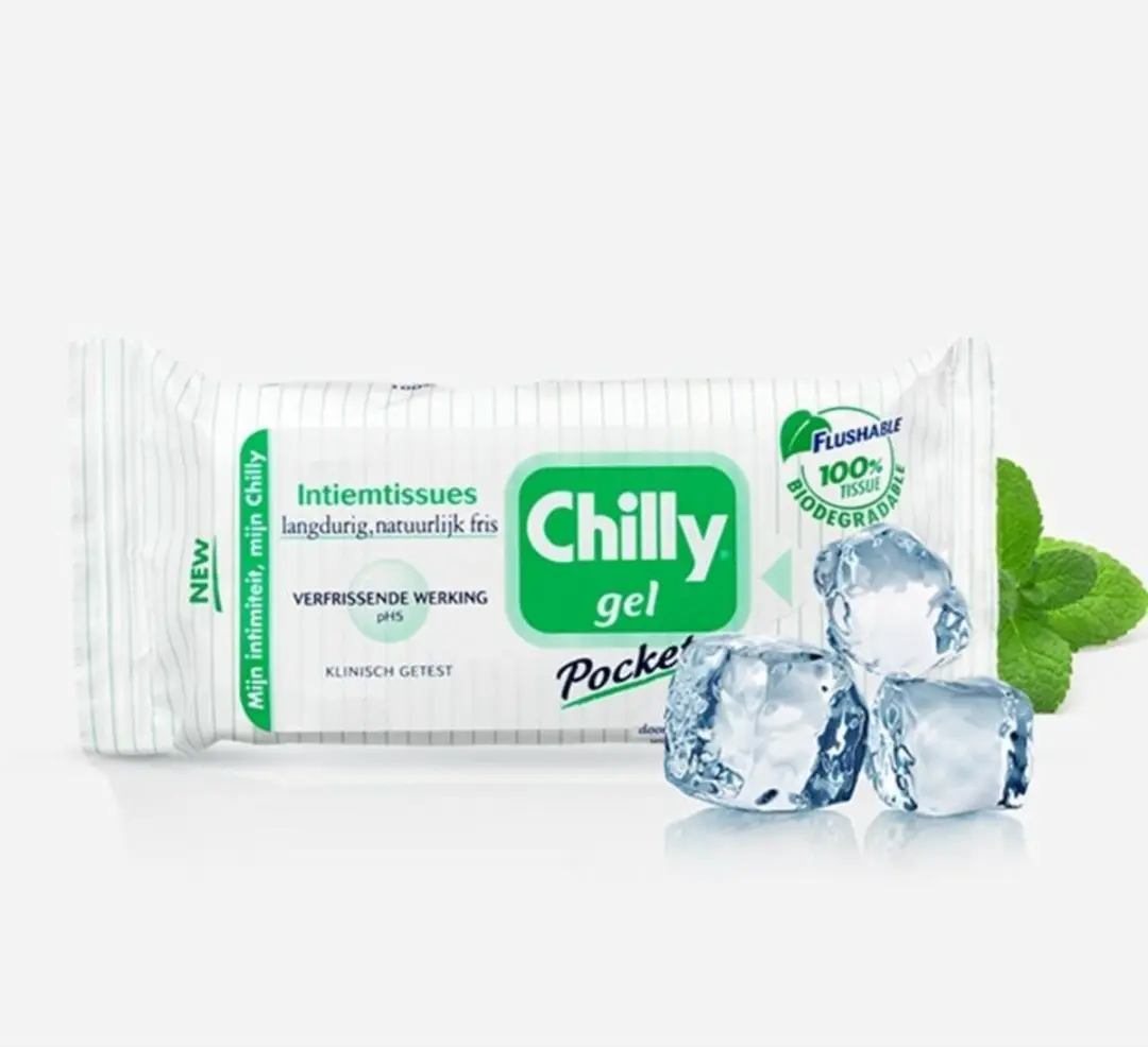 Chilly Doekjes Pocket Gel 12 Stuks