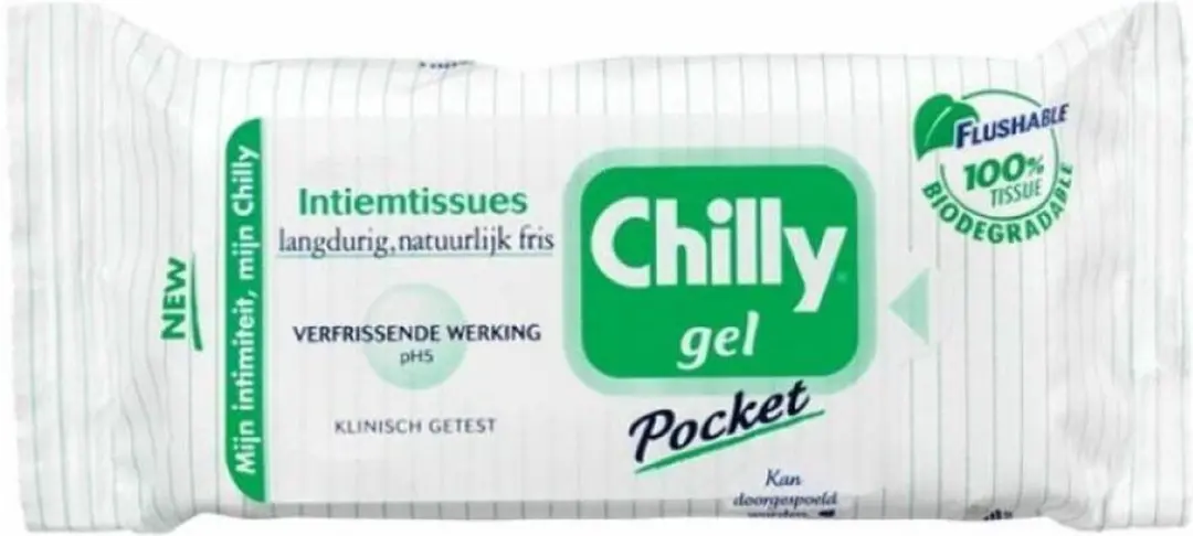 Chilly Doekjes Pocket Gel 12 Stuks