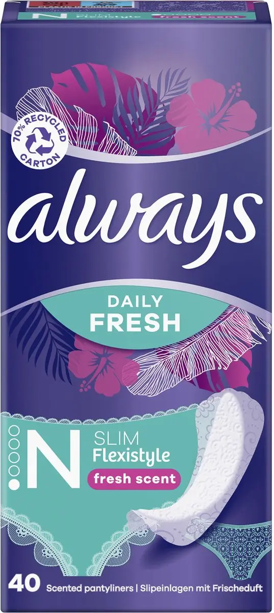 Always Daily Fresh Inlegkruisjes Slim Flexistyle - 560 Stuks