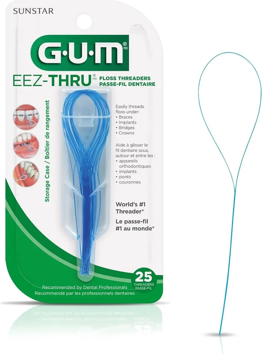 Gum EEZ-Thru Flosdraad 25 Stuks