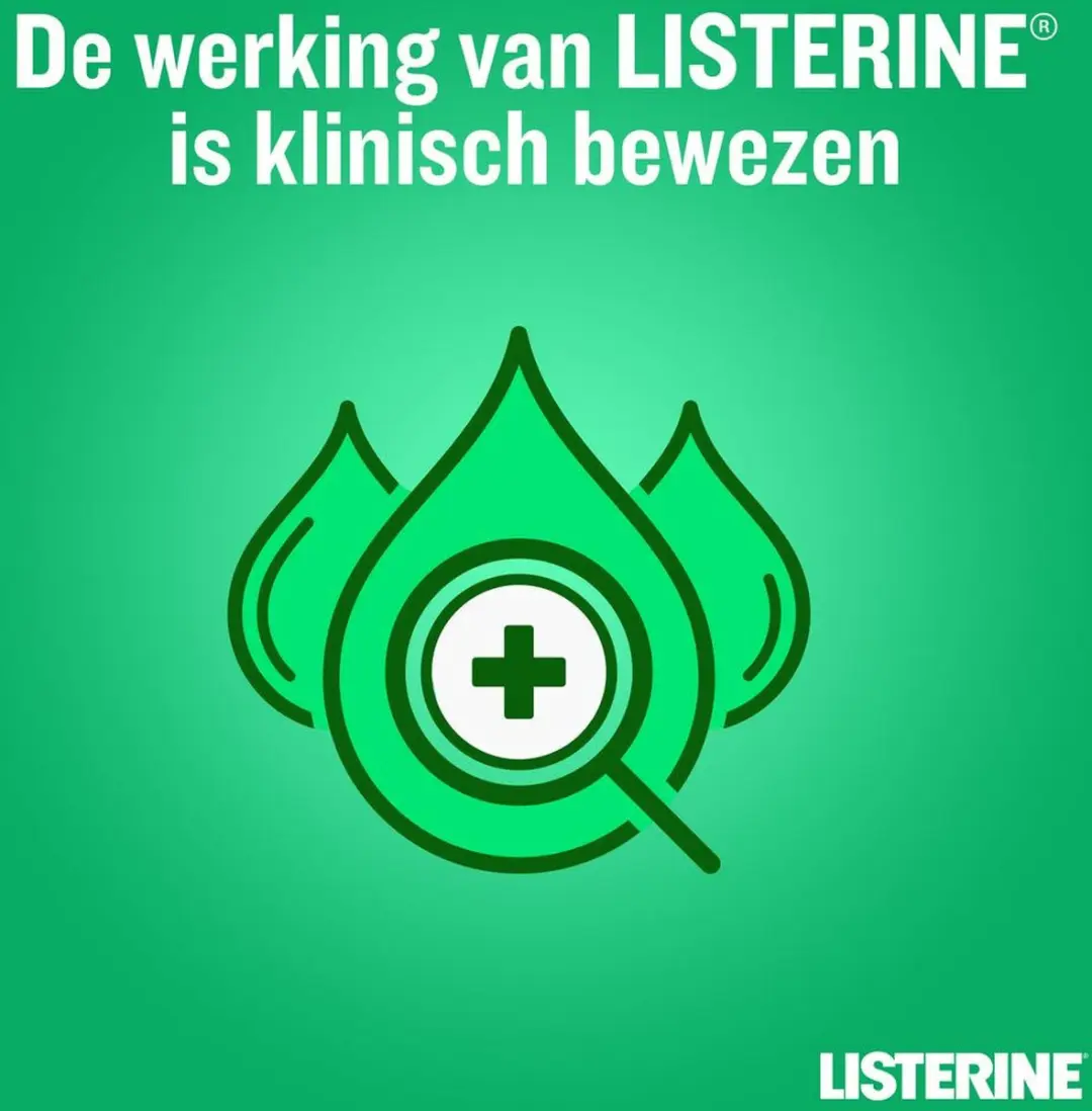 Listerine Fresh Mint Mondwater 500ml - afbeelding 6 van 6