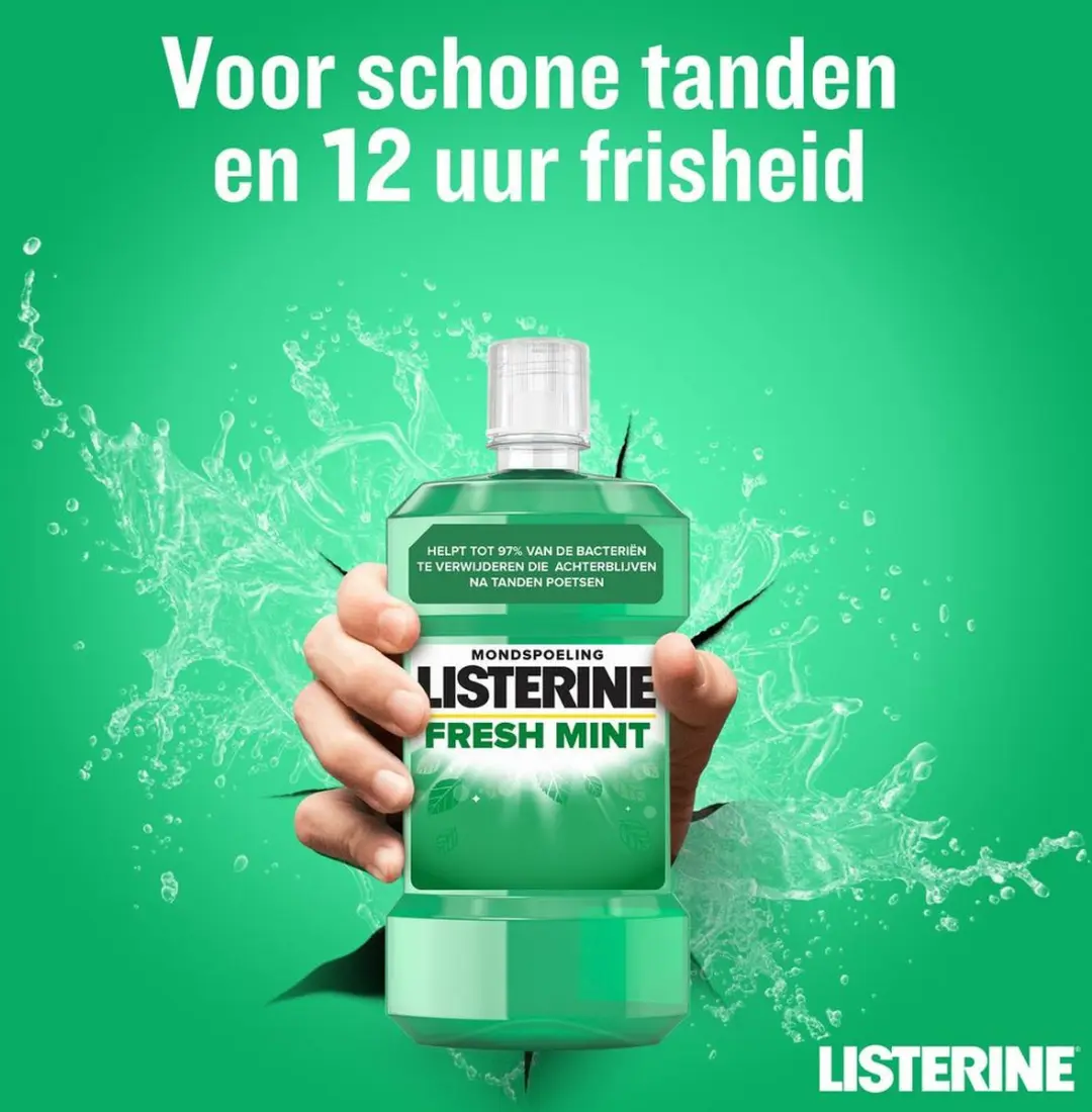 Listerine Fresh Mint Mondwater 500ml