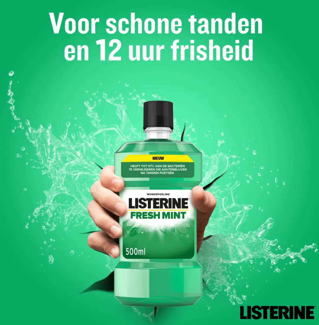 Listerine Fresh Mint Mondwater 500ml