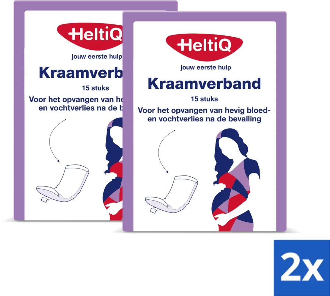 HeltiQ Kraamverband 30 Stuks