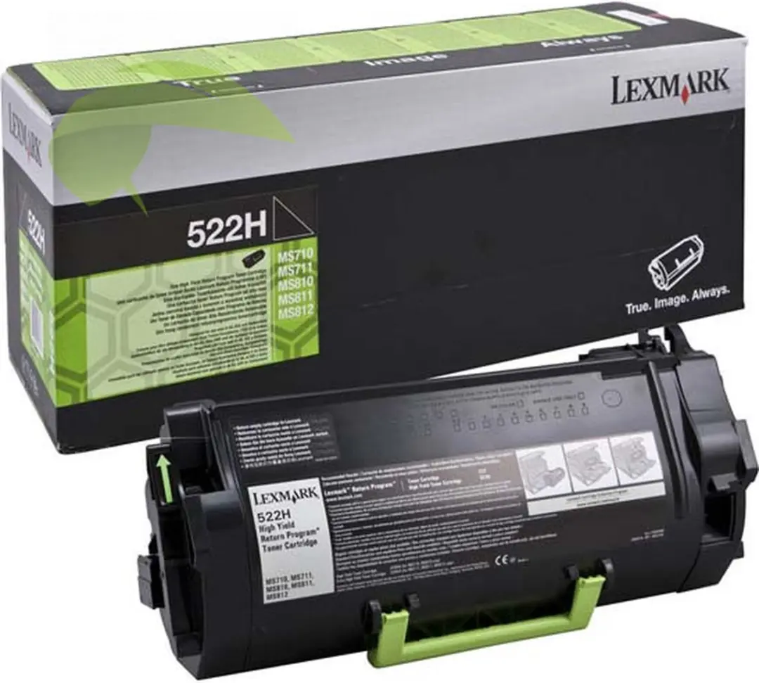 Lexmark 522HE Tonercartridge Zwart 25.000 Pagina's