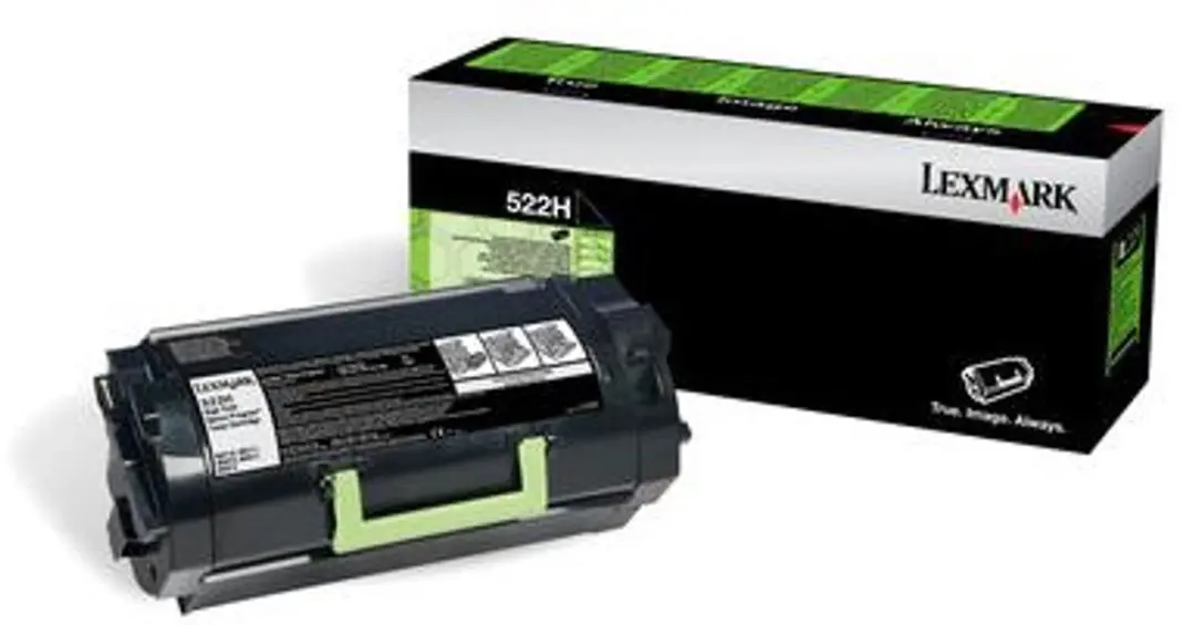 Lexmark 522HE Tonercartridge Zwart 25.000 Pagina's