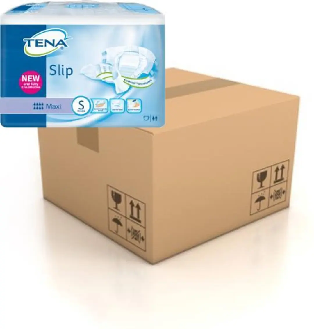 TENA Slip Maxi Small Kleefluiers - 72 Stuks