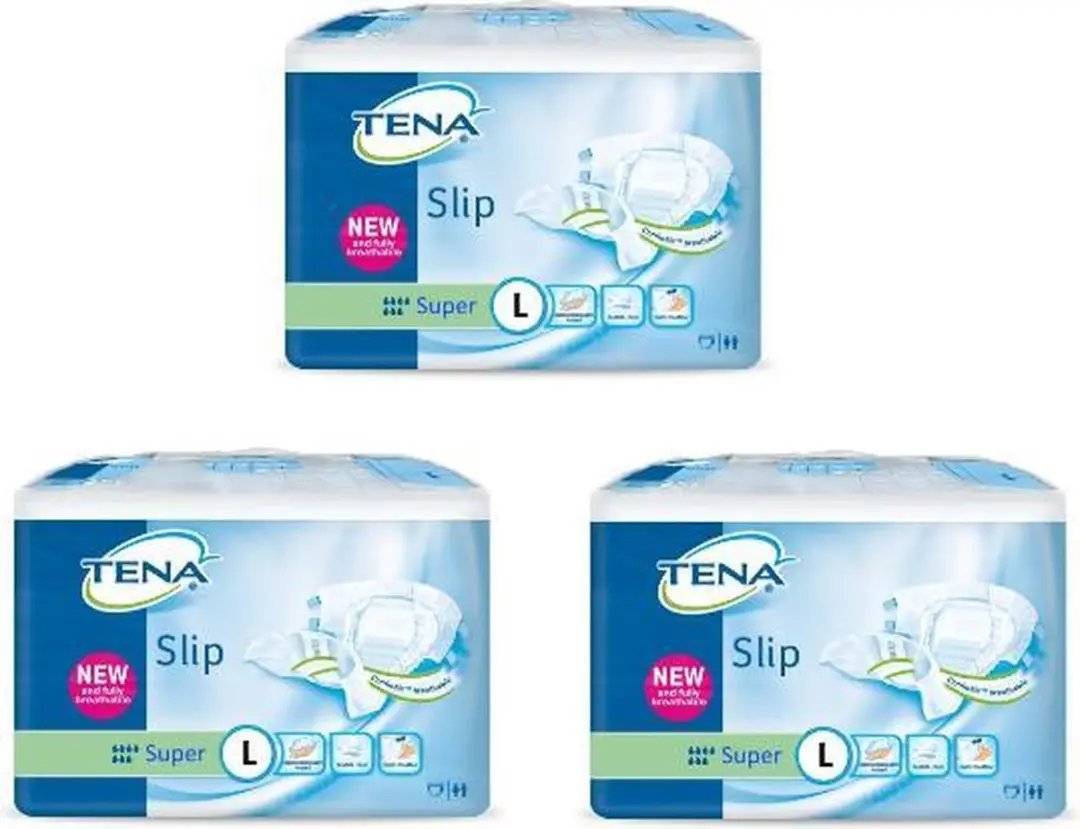 TENA Slip Super Large Kleefluiers - 84 Stuks