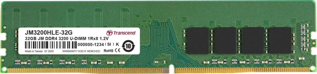Transcend JetRam JM3200HLE-32G DDR4 32GB 3200MHz