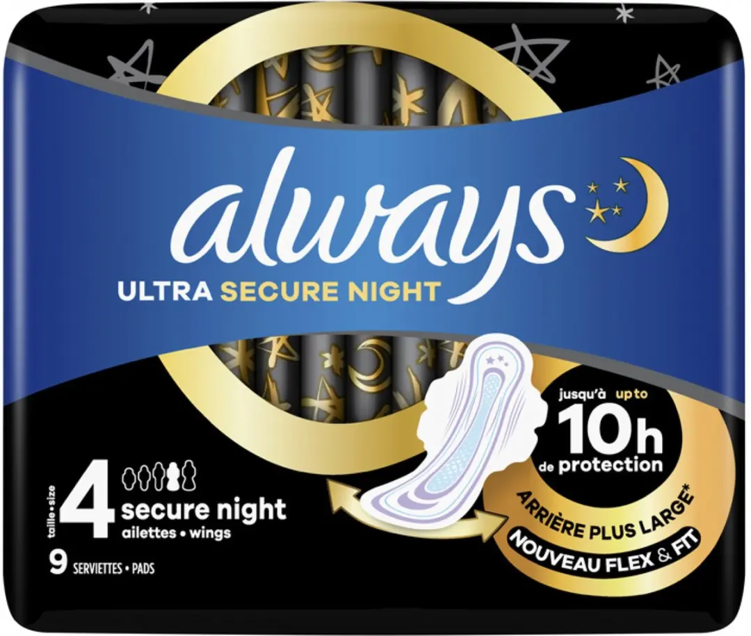 Always Ultra Secure Night Maandverband