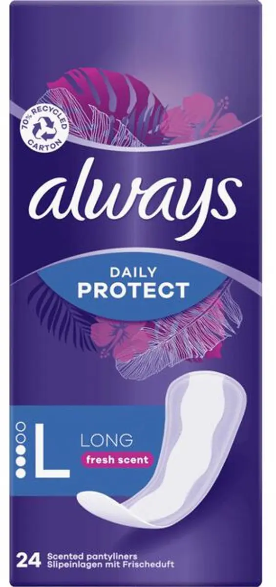 Always Daily Extra Protect Large Inlegkruisjes - 24 Stuks