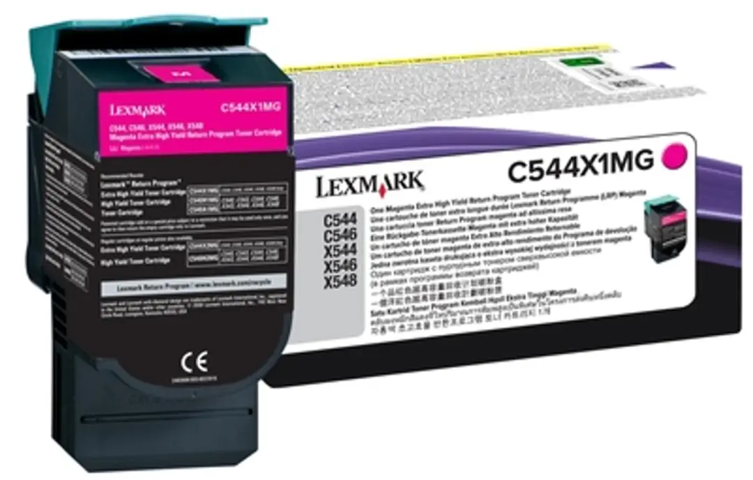 Lexmark C544X1MG Toner - Magenta - 4000 Pagina's