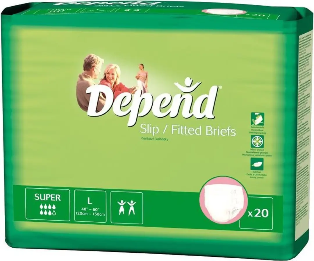 Depend Slip Super Incontinentiebroekjes L - 15 Stuks