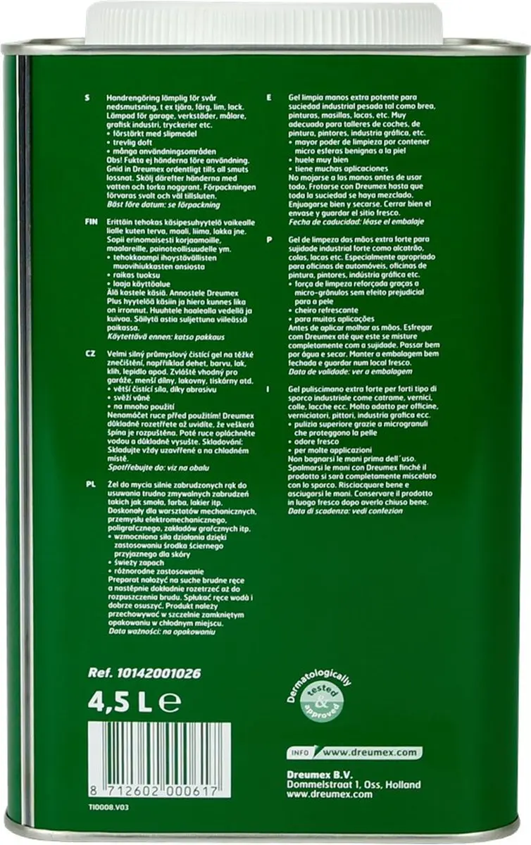 Dreumex Plus Garagezeep 4,5L