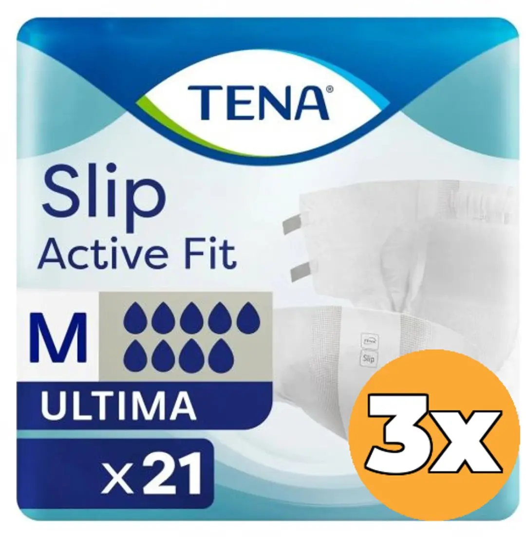 TENA Slip Active Fit Ultima Medium - 3x21 Stuks