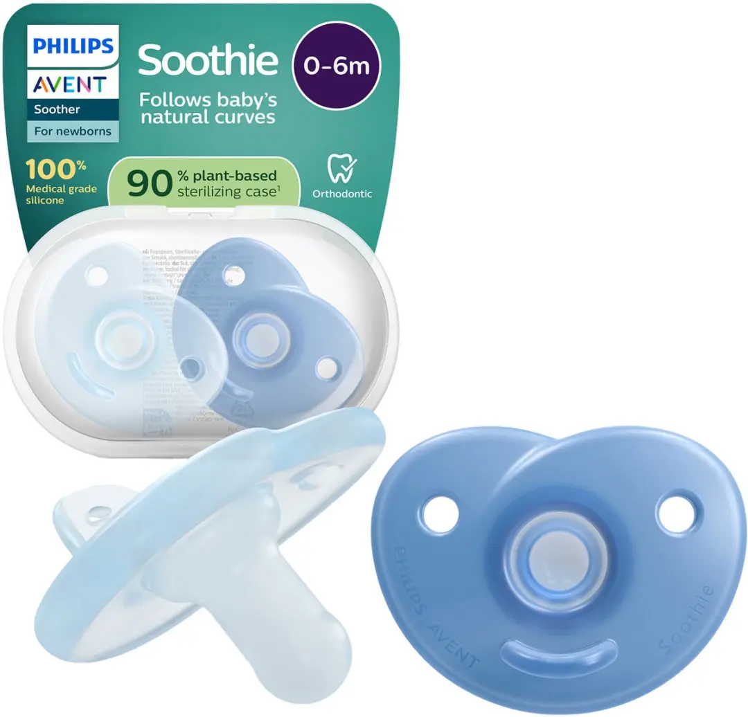 Philips Avent Soothie Hart Fopspenen 2 Stuks - Blauw