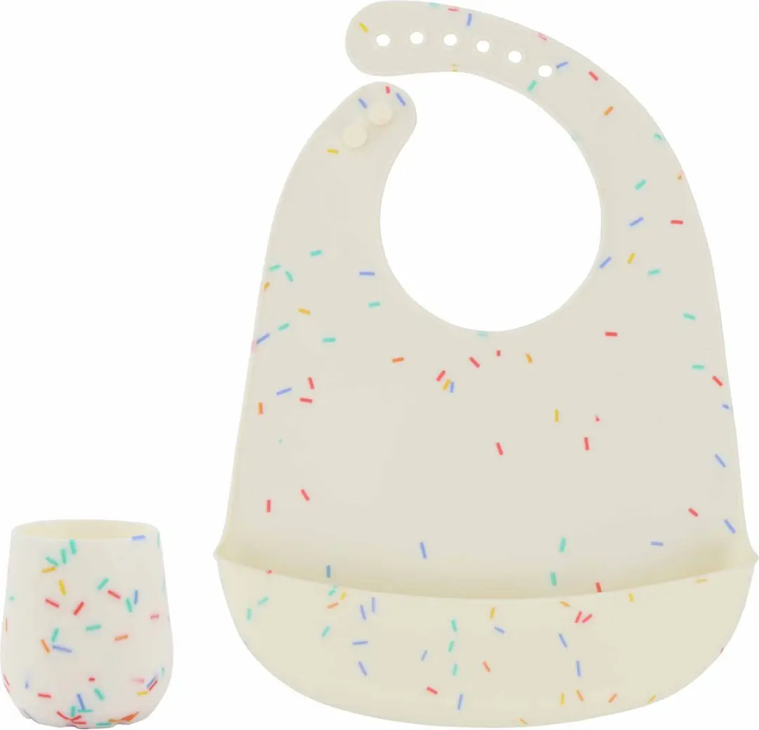 Nûby Sprinkelspakket Mini Drinkbeker & Slabbetje