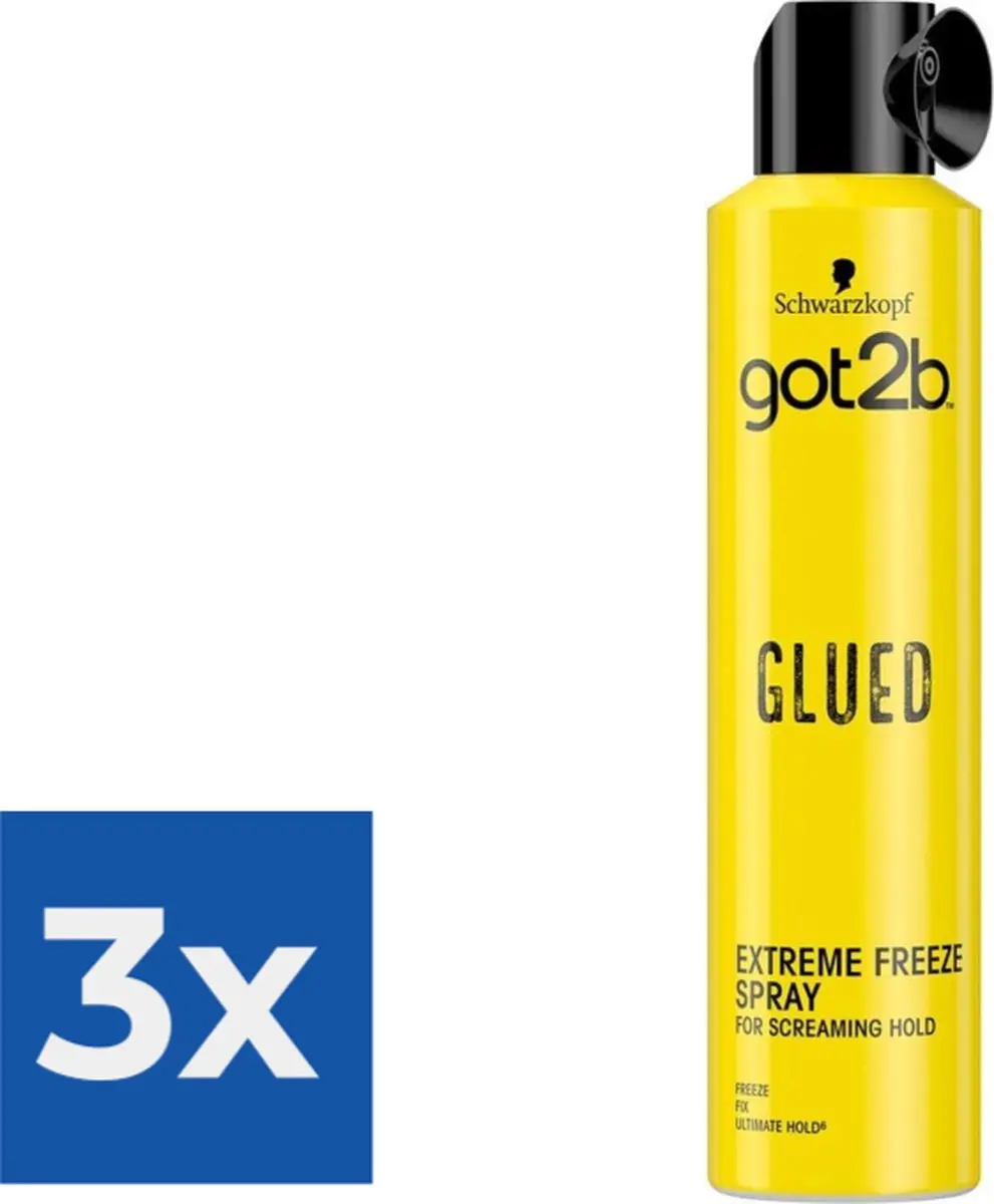 Got2B Glued Hairspray 300ml - 3 Stuks