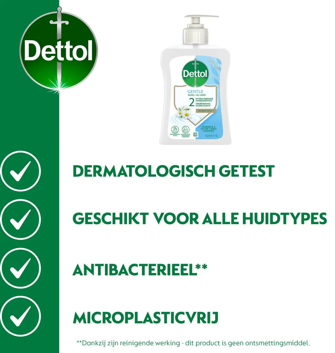Dettol Handzeep Kamille & Katoenbloesem 250ml