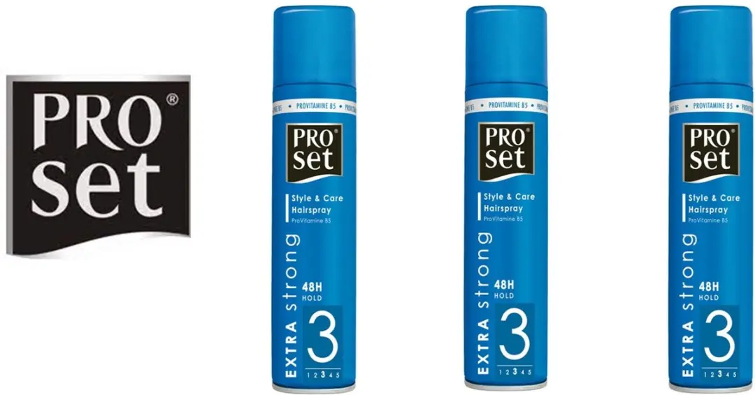 Proset Haarspray Extra Strong 300ml - 3 Stuks