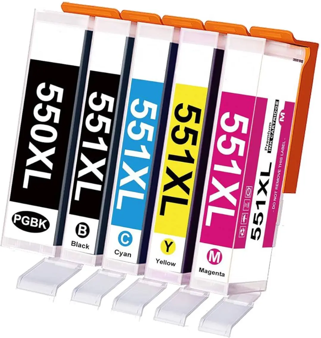 weCare C550-551XL Inktcartridges 5 Stuks