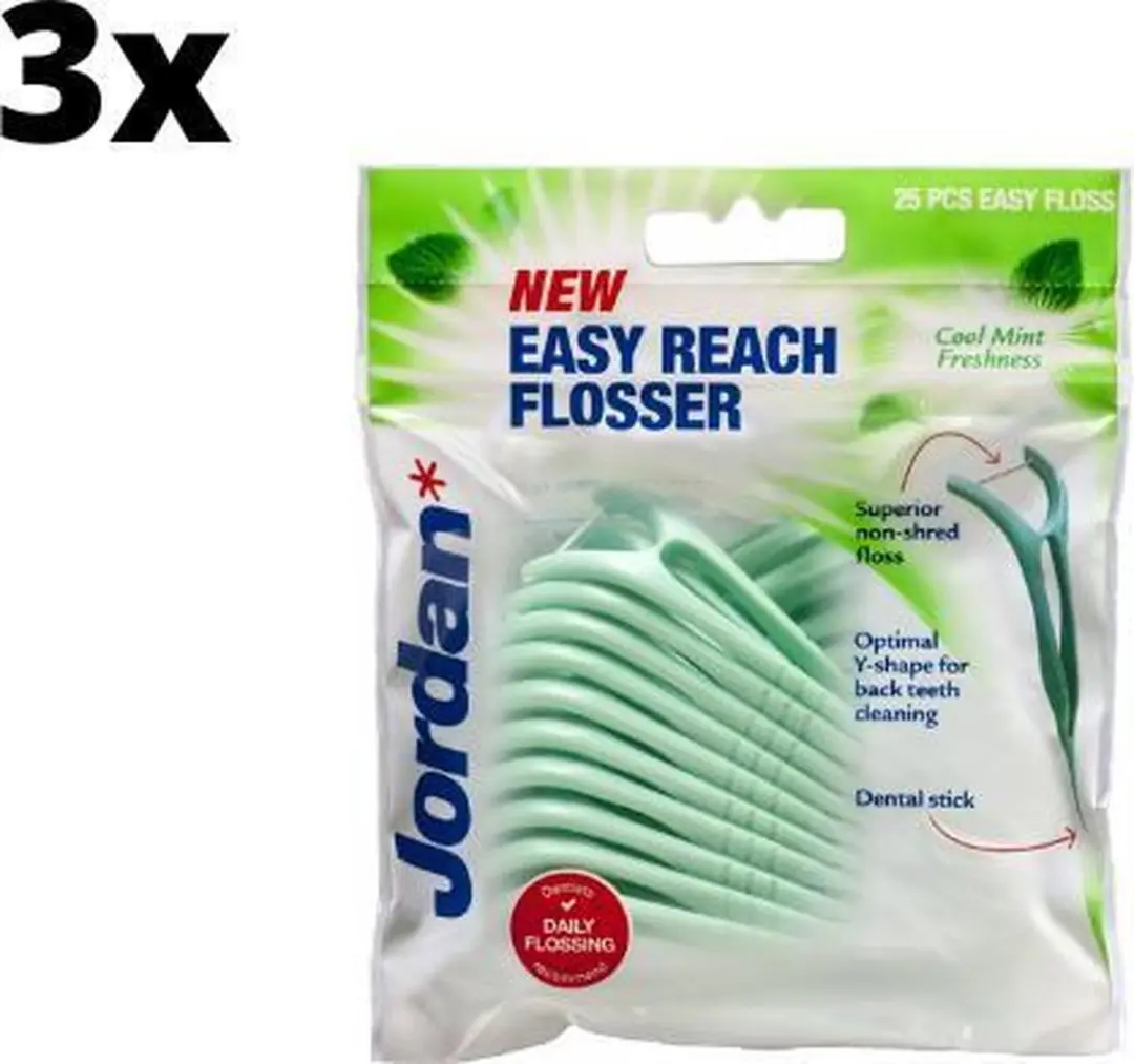 Jordan Easy Reach Flosser 25 Stuks