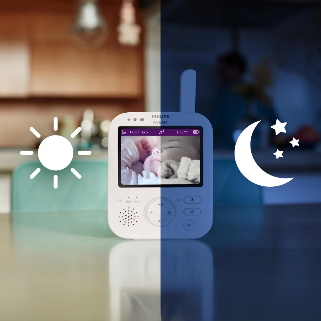 Philips Avent SCD892/26 Video Babyfoon - Lichtgrijs - 2.8"