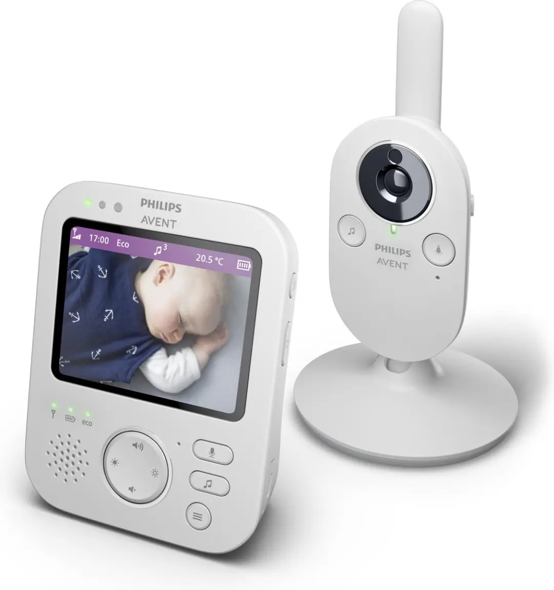Philips Avent SCD892/26 Video Babyfoon - Lichtgrijs - 2.8"