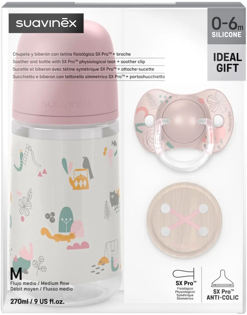 Suavinex A Walk In The Park Nude Gift Set - Roze