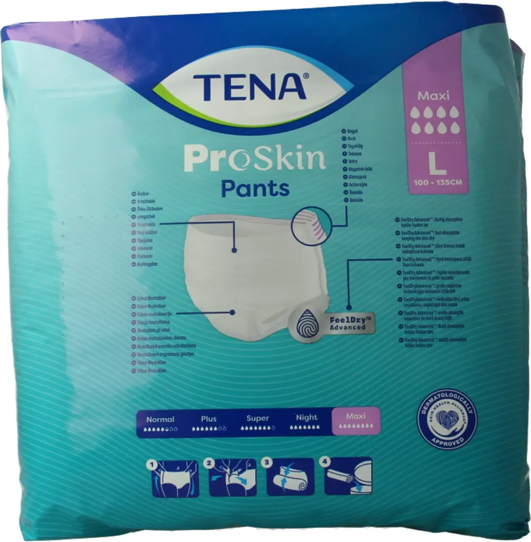 TENA Proskin Pants Maxi L - 10 Stuks