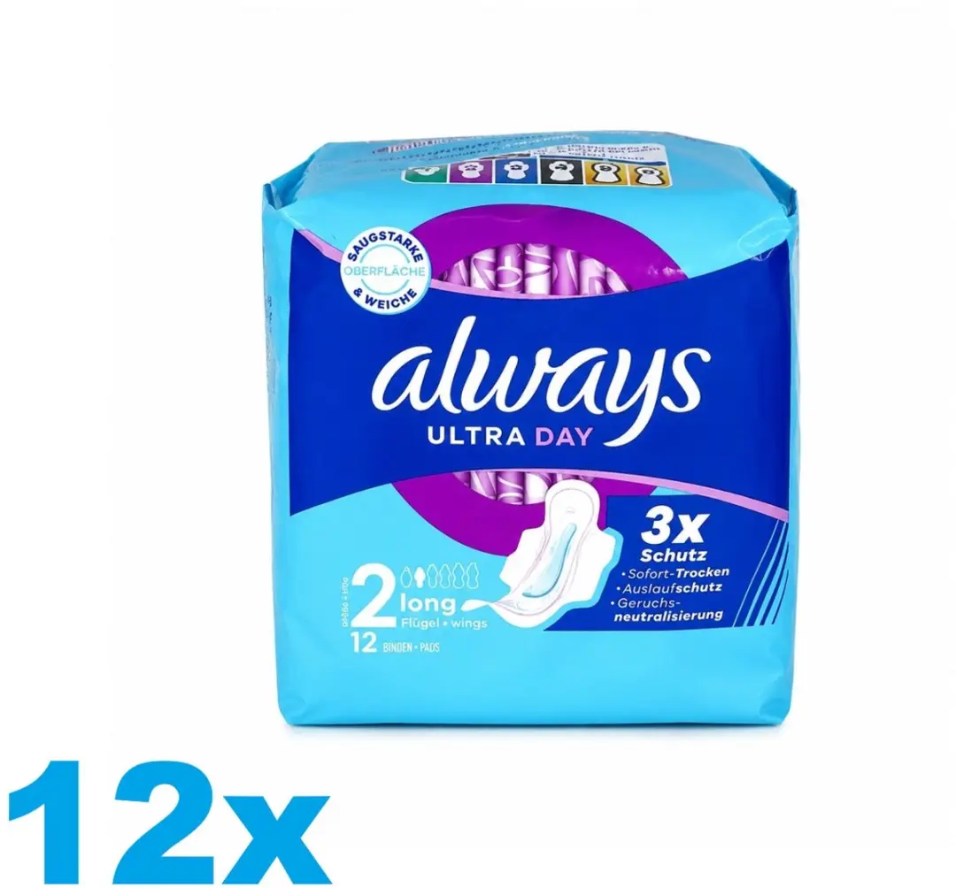 Always Ultra Day Long Wings Maandverband 2