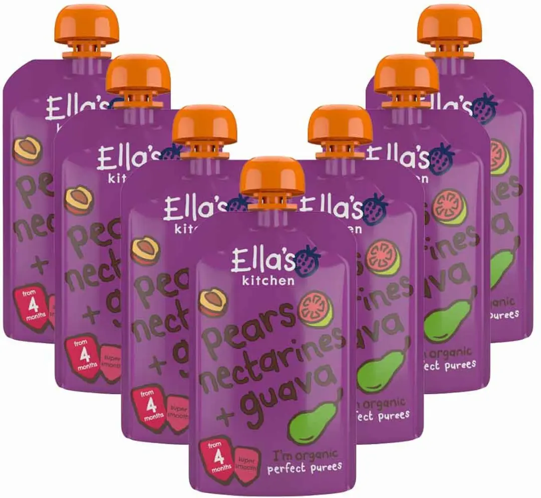 Ella’s Kitchen Biologisch Knijpfruit Peer Nectarine Guava 7x120g