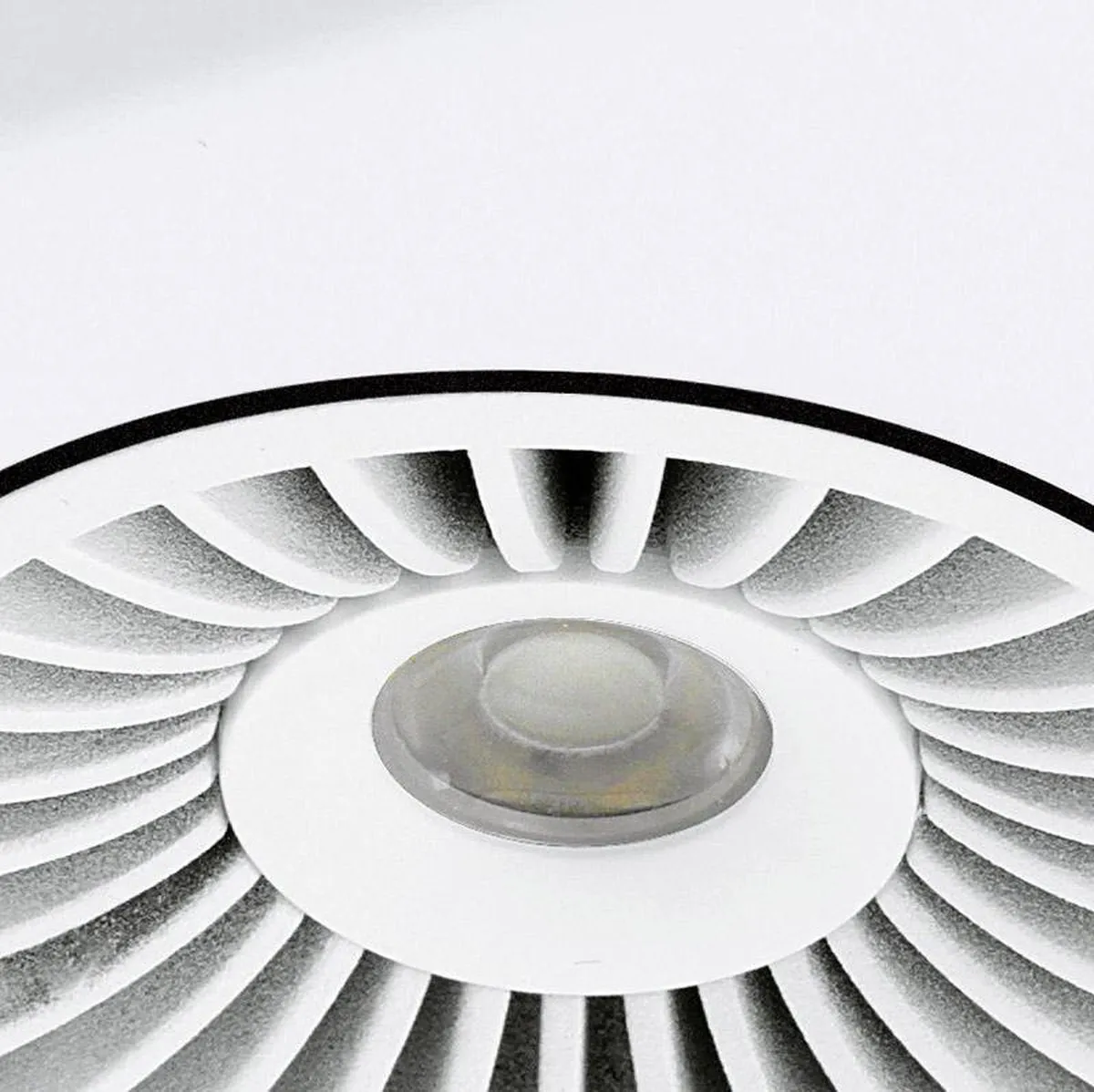 Eglo Montale Spot 4 Licht LED 285x285mm - Wit/Zwart