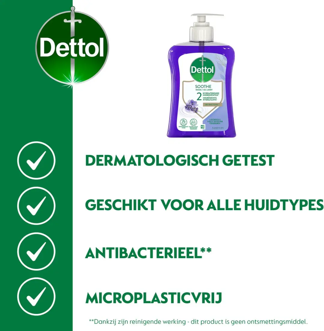 Dettol Handzeep Lavendel 250ml - 6 Stuks