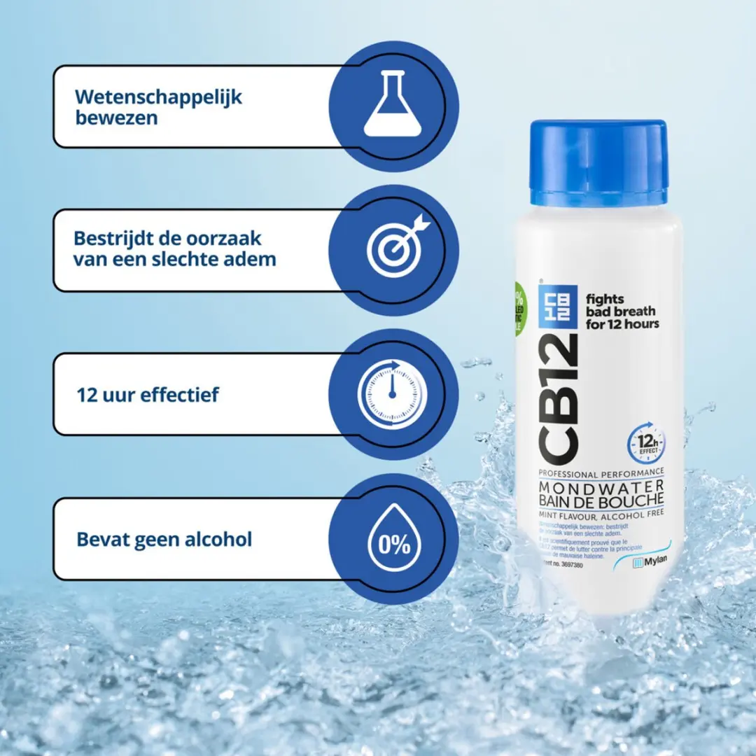 CB12 Mondwater Original 250ml - 6 Stuks