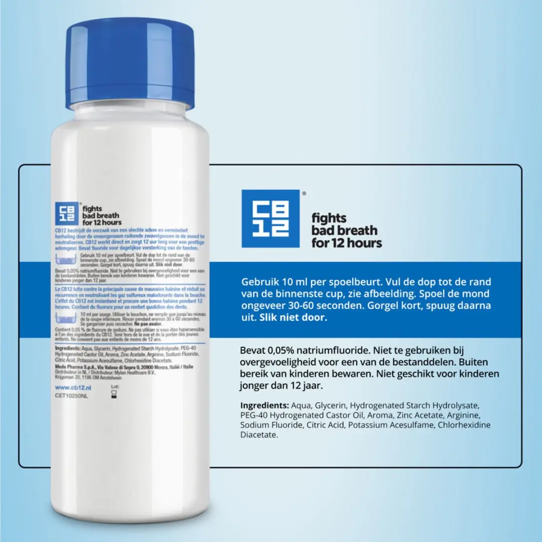 CB12 Mondwater Original 250ml - 6 Stuks