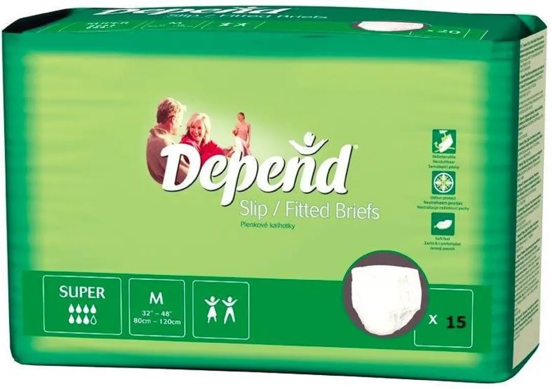 Depend Slip Super Medium - 15 Stuks