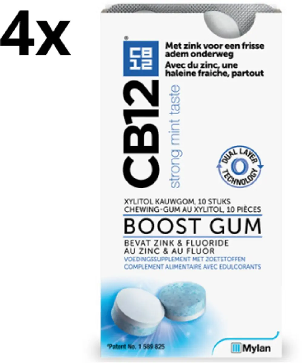 CB12 Boost Kauwgom Strong Mint