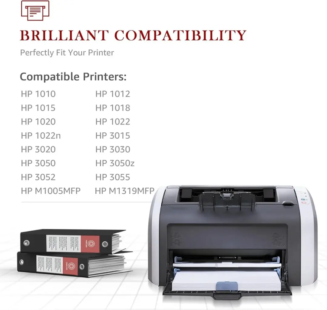 weCare HP Q2612A Tonercartridge Zwart - 2000 Pagina's