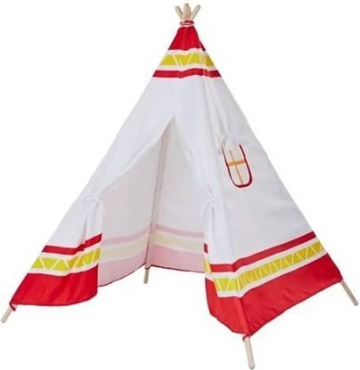 Hape Wigwam Speeltent - Rood/Wit