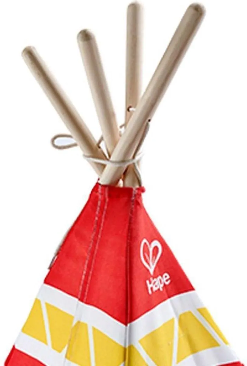 Hape Wigwam Speeltent - Rood/Wit