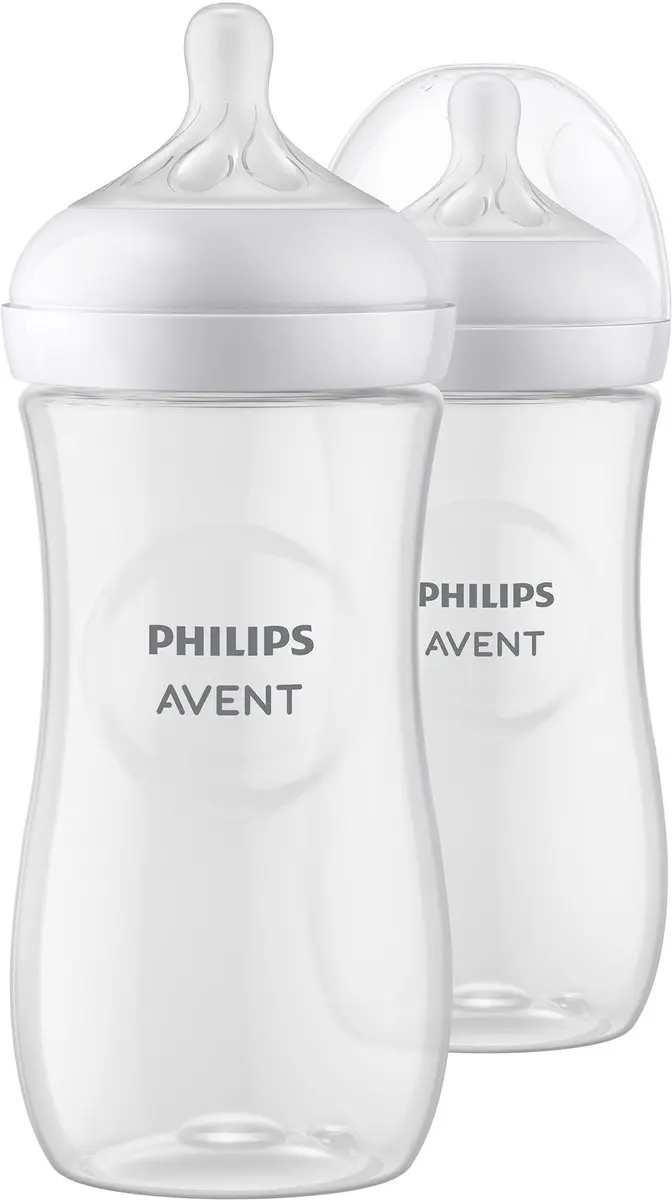 Philips Avent Natural Response SCY906/02 Babyflessen 330ml - 2 Stuks