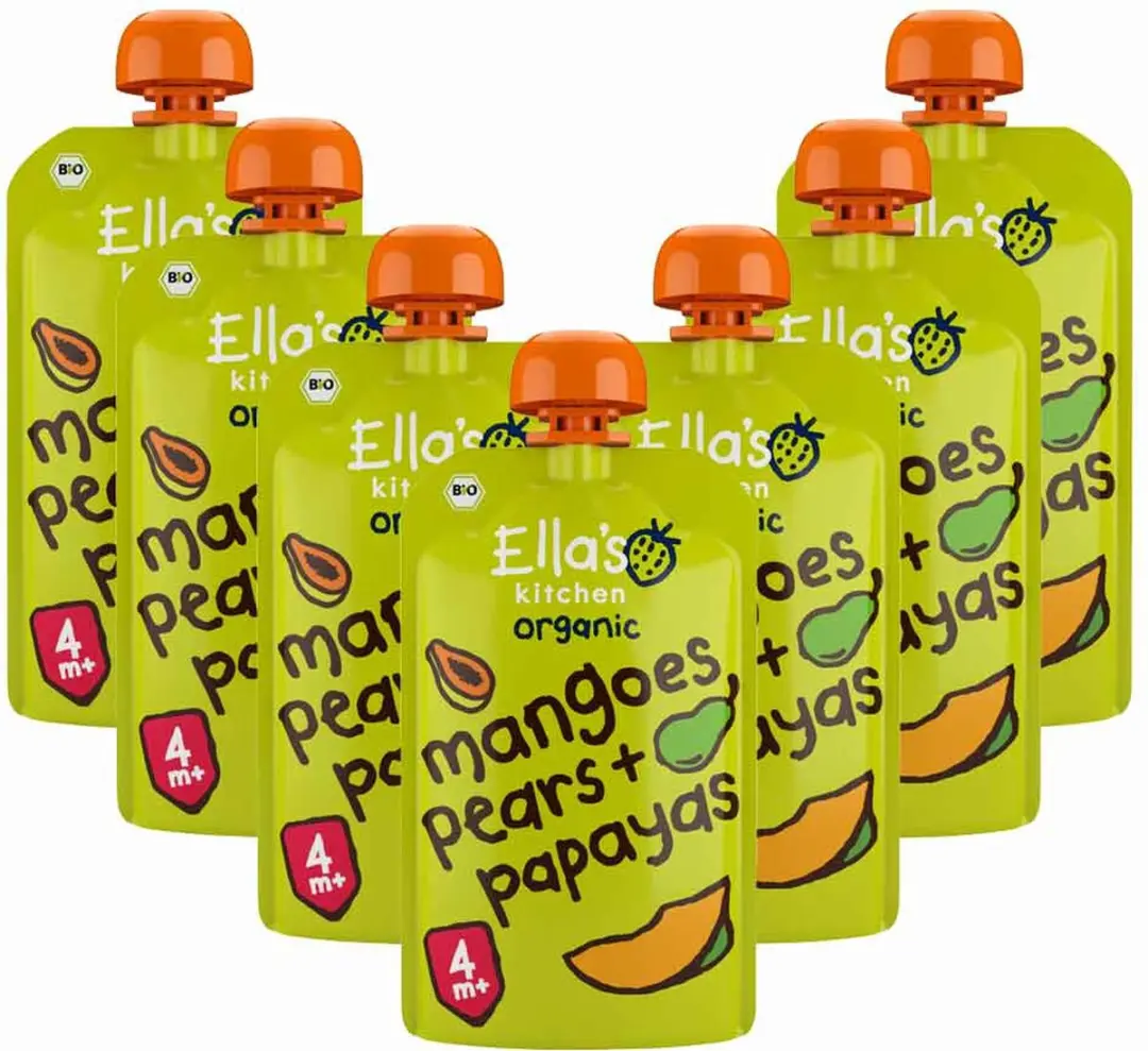 Ella’s Kitchen Knijpzakje 4+ Mango Peer Papaya 120g