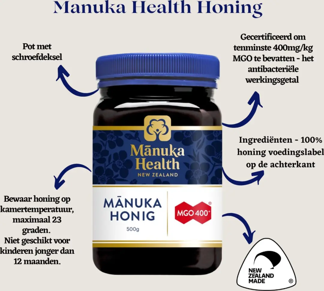 Manuka Health Honing MGO 400+ 500g