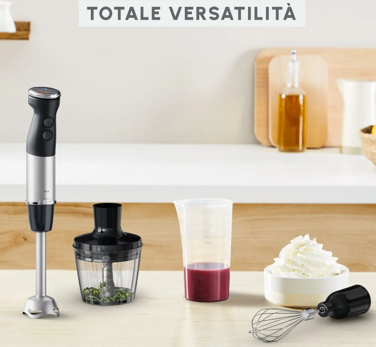 Moulinex Quickchef+ DD673810 Staafmixer 1000W - Zwart
