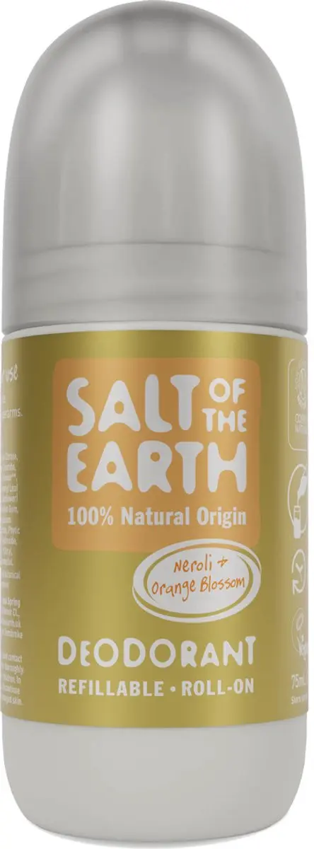 Salt of the Earth Hervulbare Roll-on Deo Neroli & Oranje Blossom 75ml
