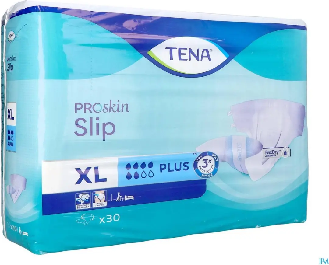TENA Slip Plus XL Kleefluiers - 90 Stuks