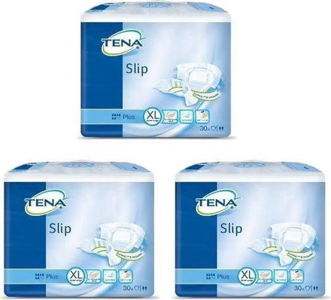 TENA Slip Plus XL Kleefluiers - 90 Stuks
